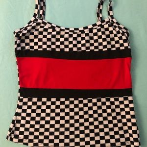 Checkered tank top